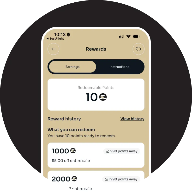 ⭐ Earn Rewards