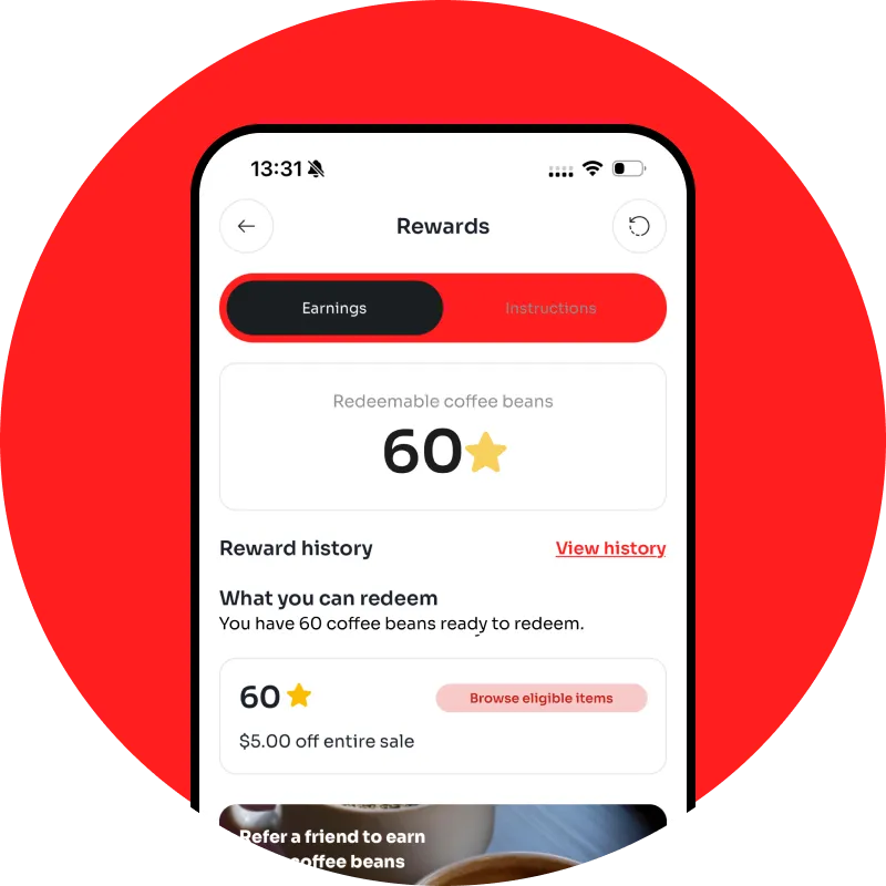 ⭐ Earn Rewards