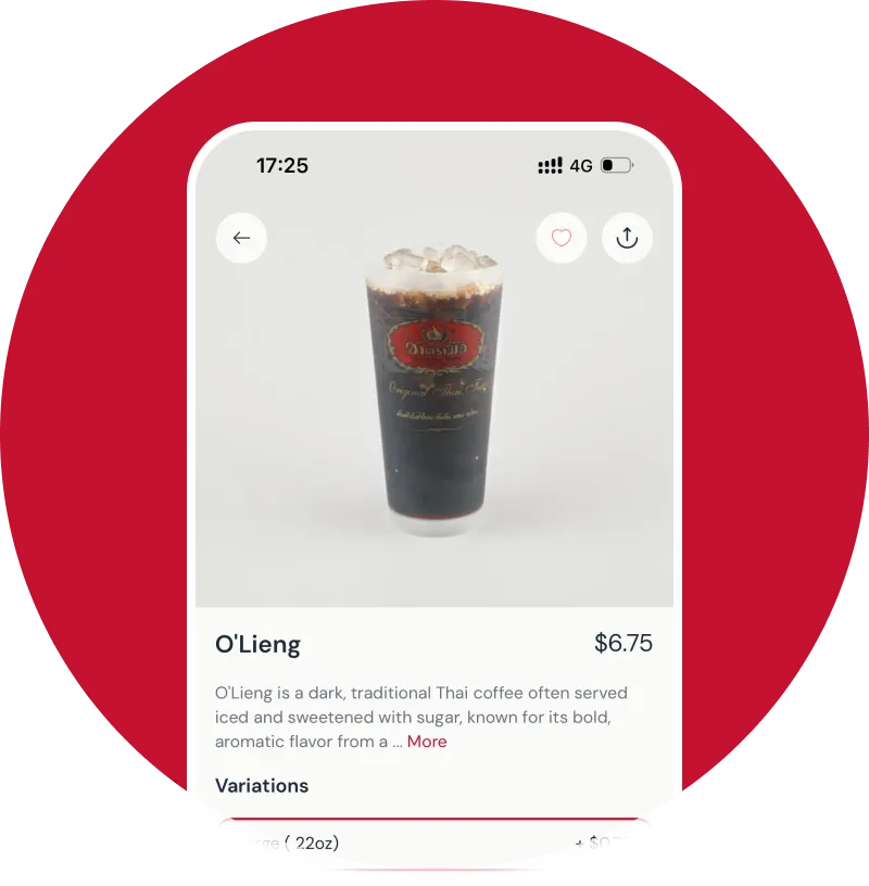 🍵 Order Ahead