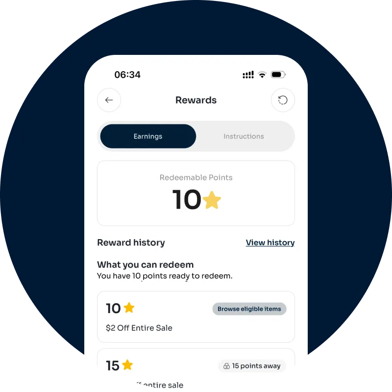 ⭐ Earn Rewards