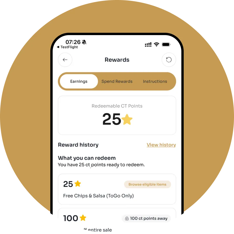 ⭐ Earn Rewards