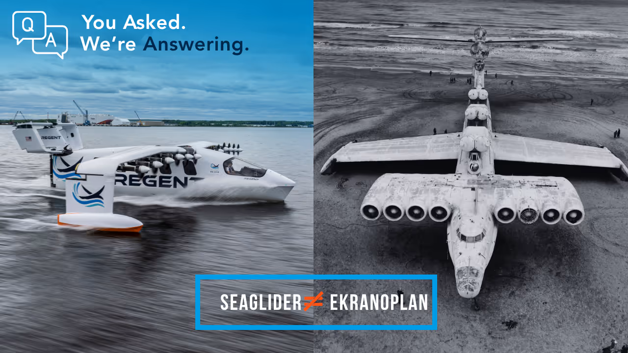 Why the Seaglider craft succeeds where the ekranoplan failed