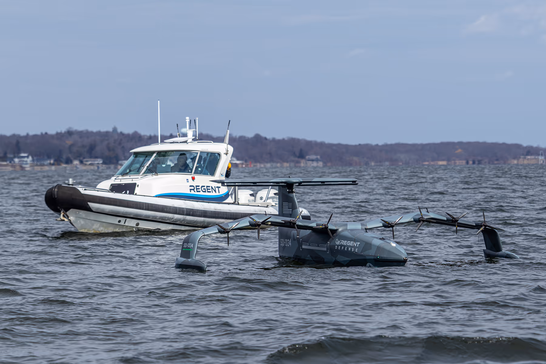 Watch the latest testing of REGENT Defense Seaglider drone, 'Squire'