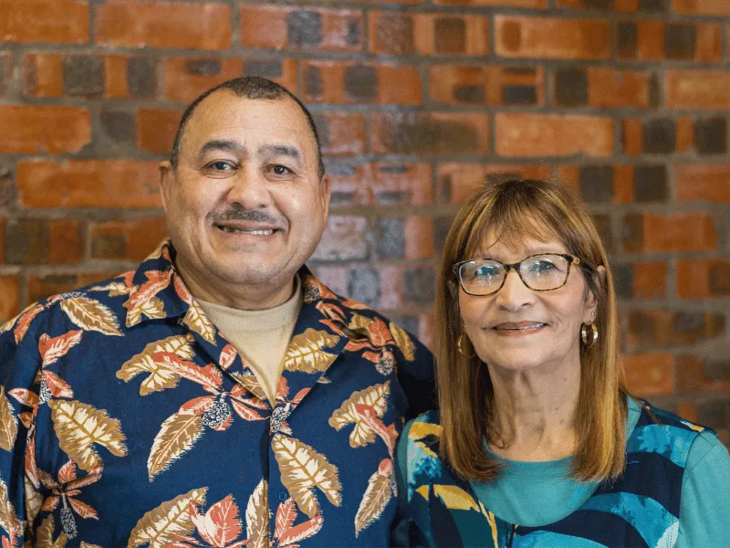 George & Isabel Frans.