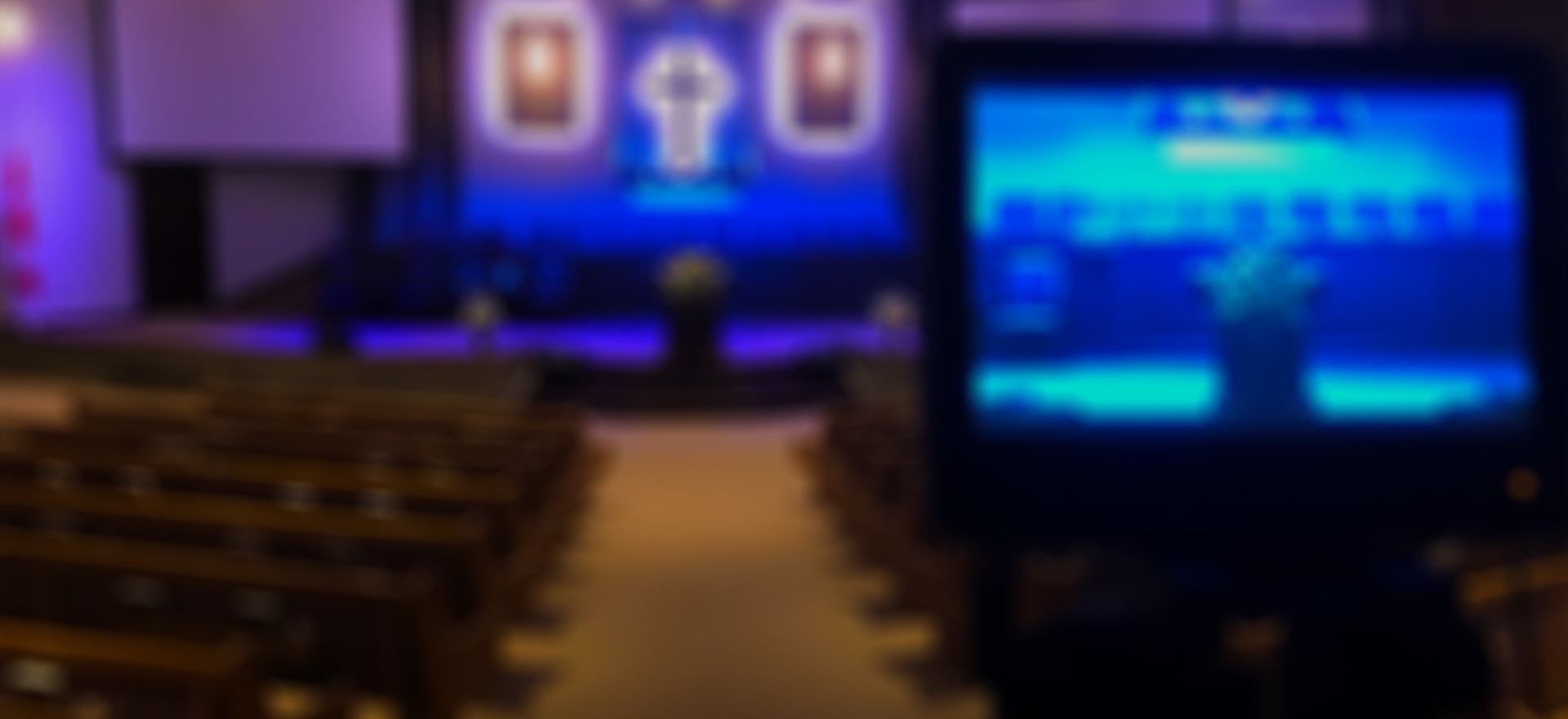The sanctuary at Bethel Baptist Church