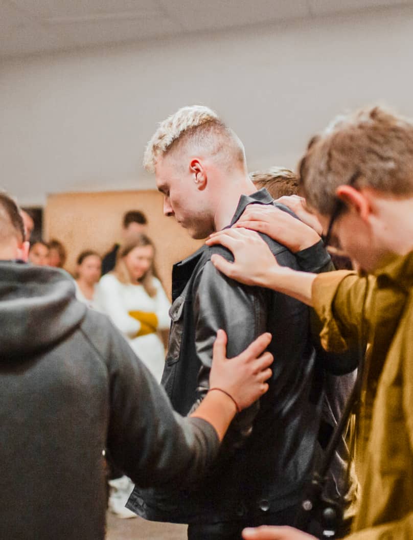 Our Church Pray Photo - Worship X Webflow Template

