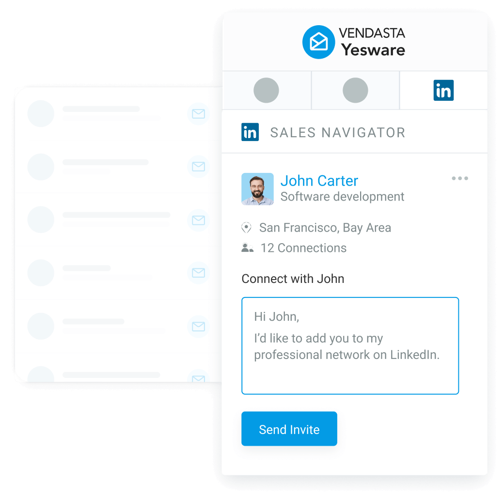 Yesware Linkedin Integration for Gmail