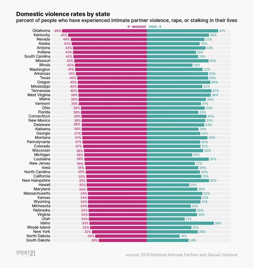 Domestic Violence Cases by State