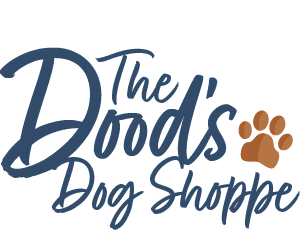 The Dood's Dog Shoppe — logo with paw
