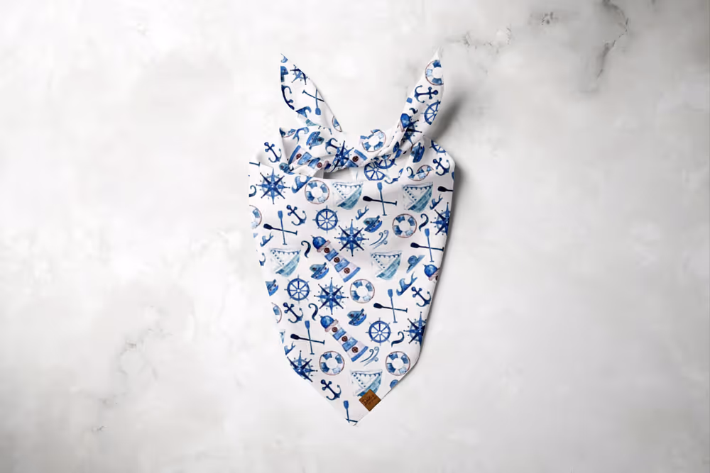 Nautical Dog Bandana
