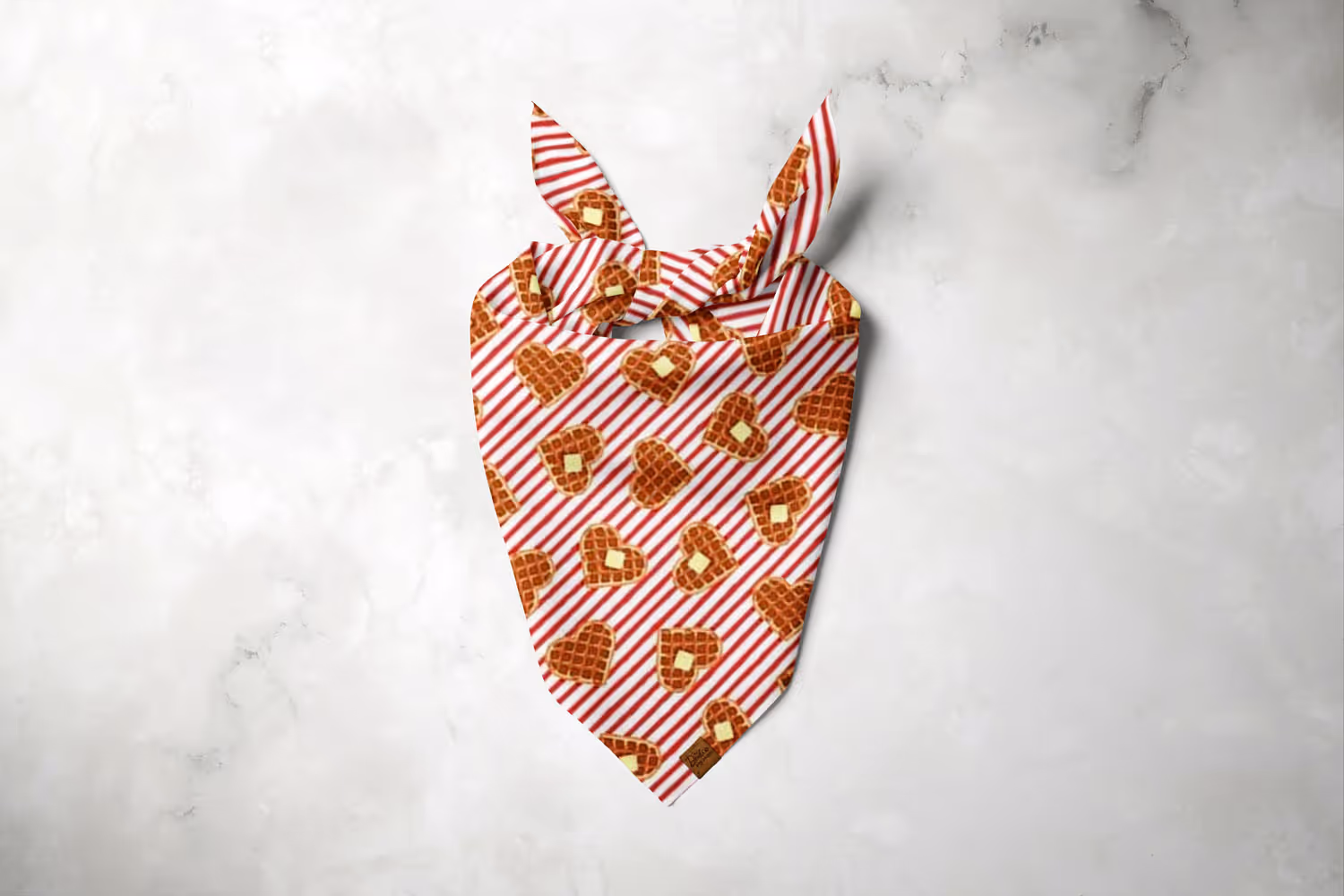 A Waffle-lot of Love Dog Bandana
