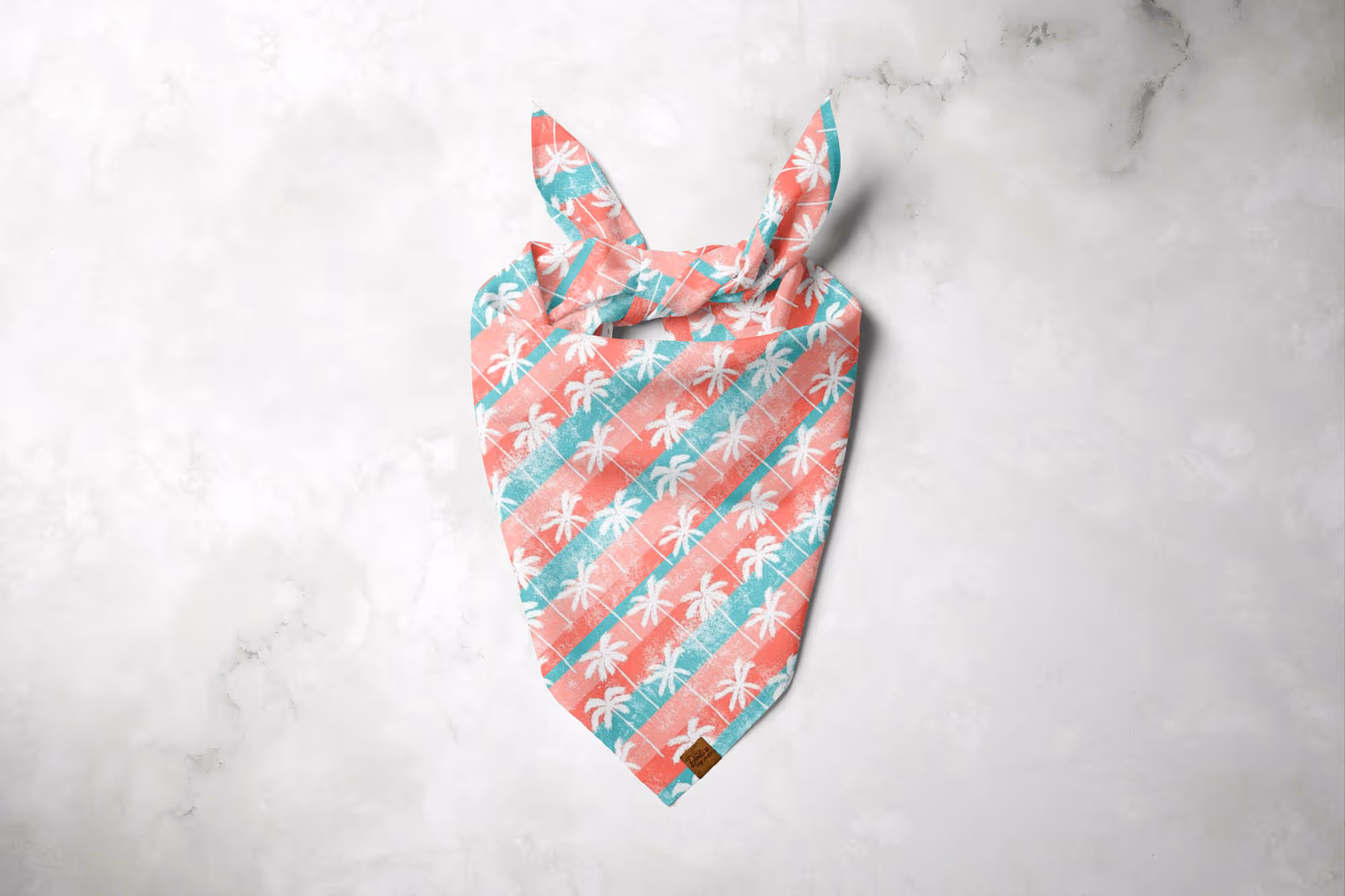 Palm Tree Dog Bandana