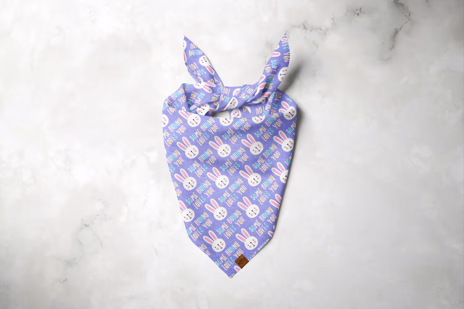 Some Bunny Loves You Dog Bandana