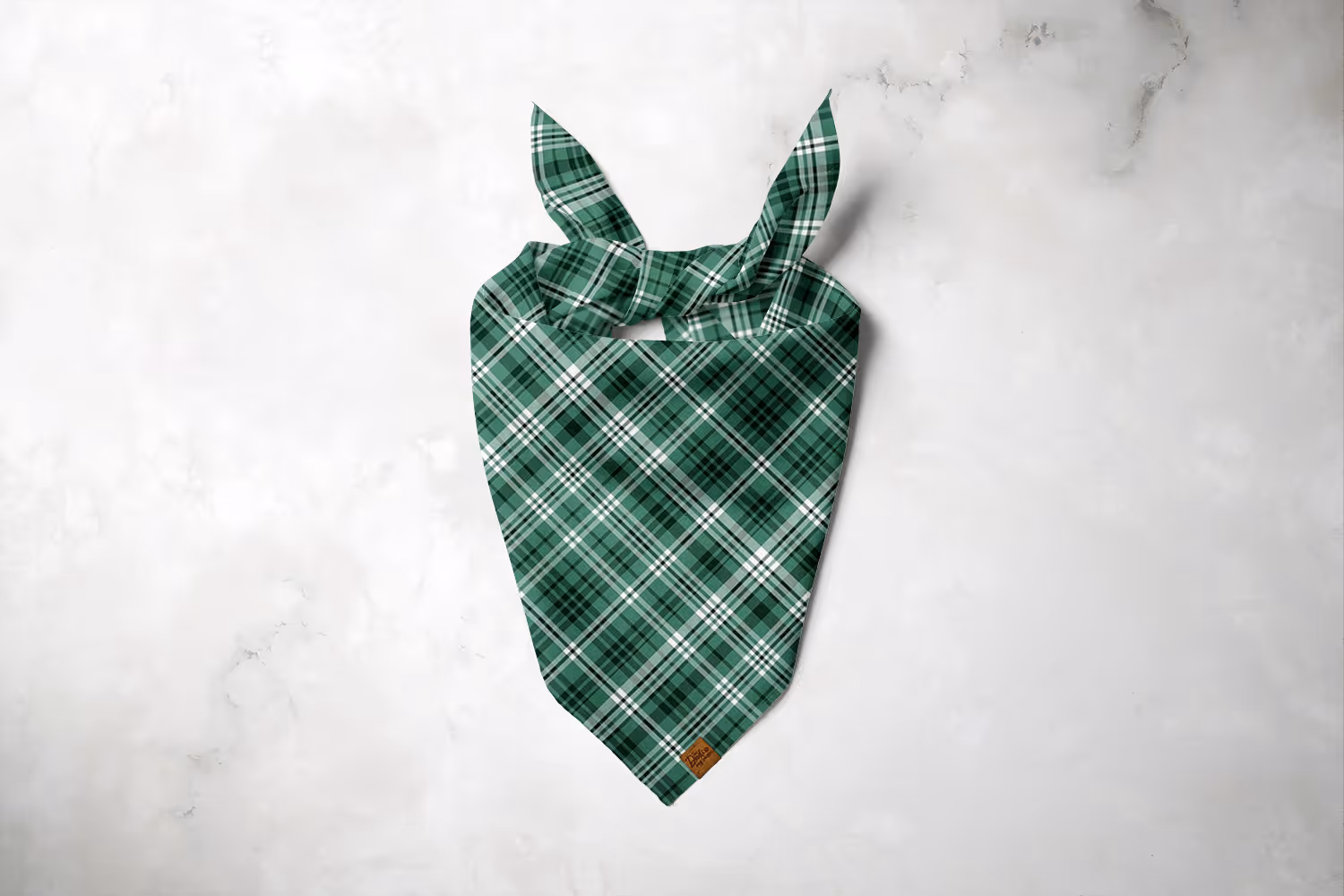 Forest Plaid Dog Bandana