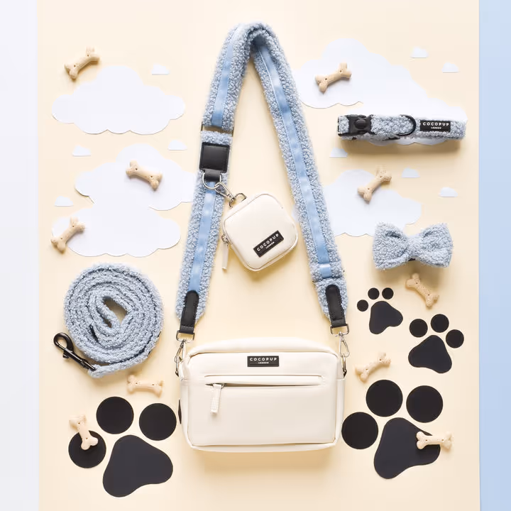 Dog Walking Oyster White Bag Bundle - Day Dream
