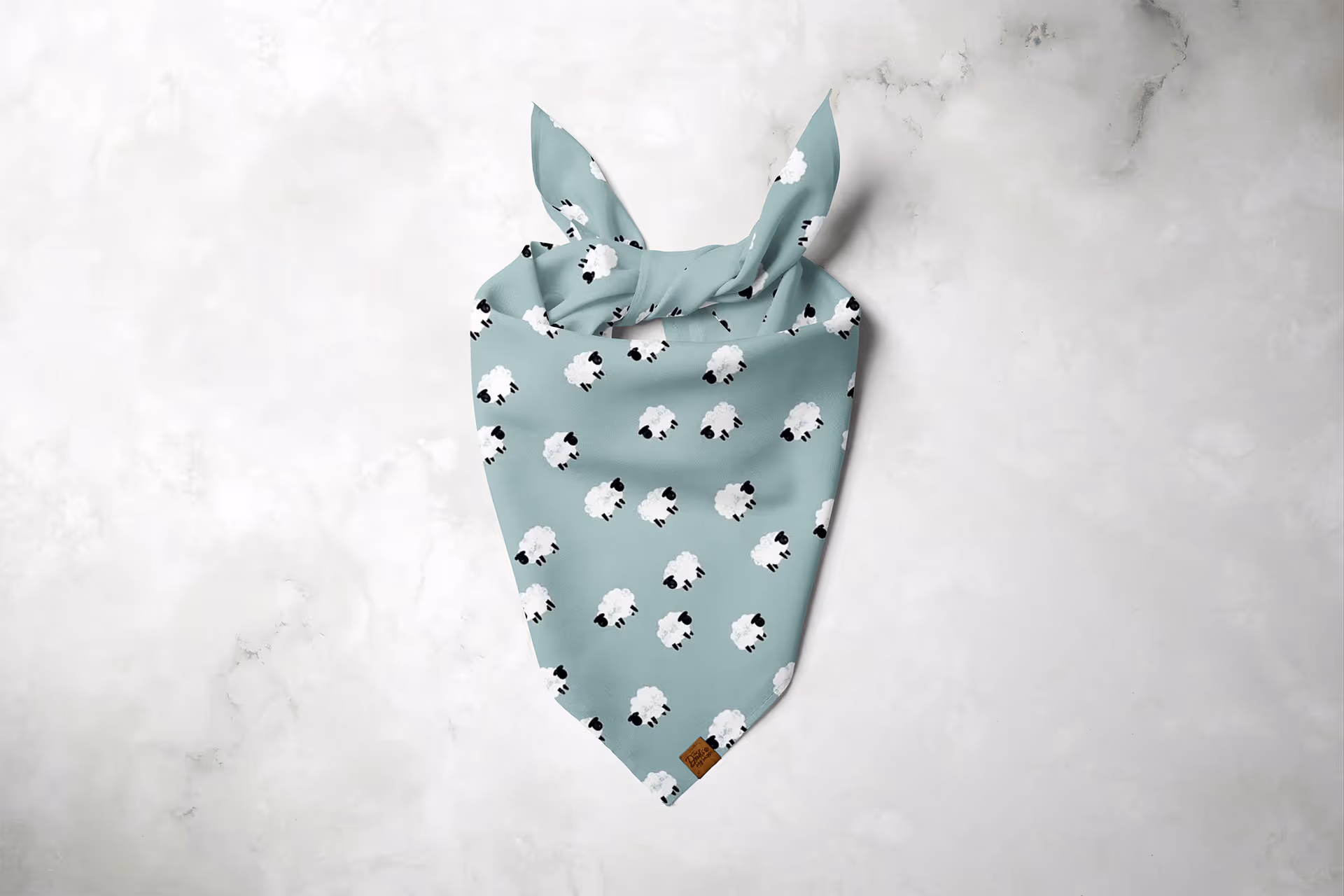 Dusty Blue Sheep Dog Bandana