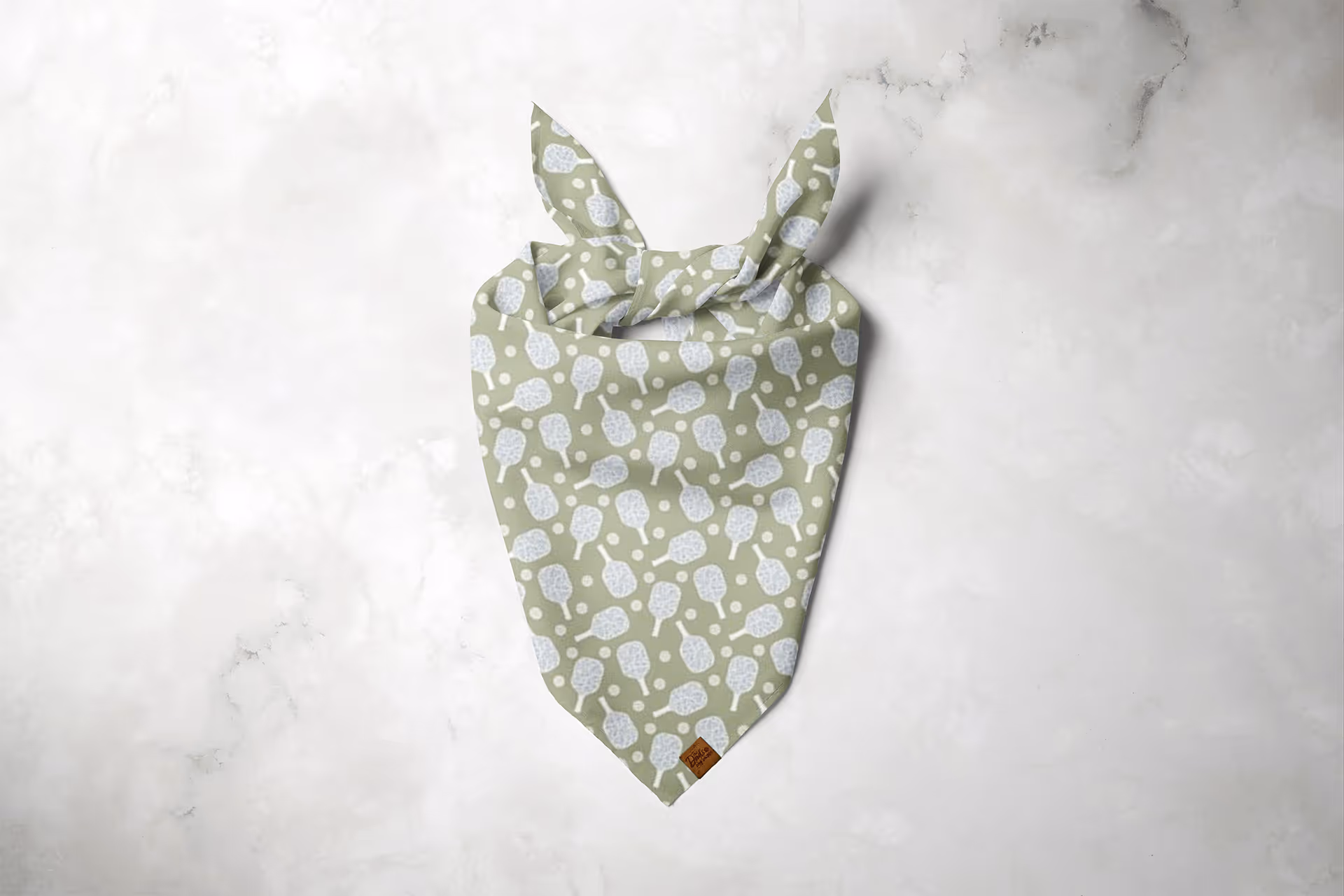 Coastal Pickleball Dog Bandana