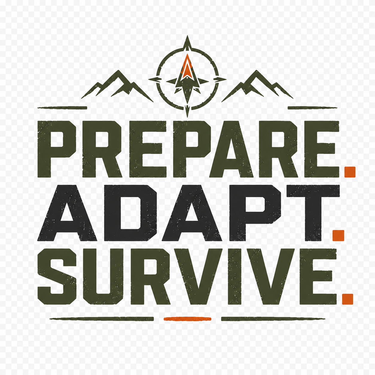 Prepare Adapt Survive official Survival Ste merchandise design