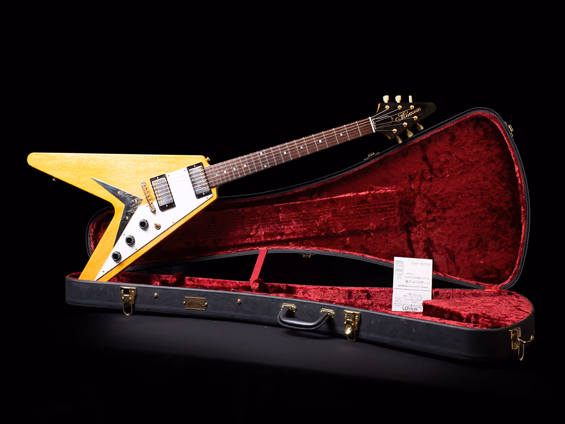 Momose Flying V MFV/STD Korina