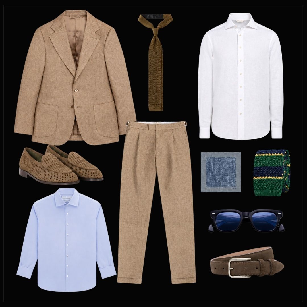 Beach wedding attire for men