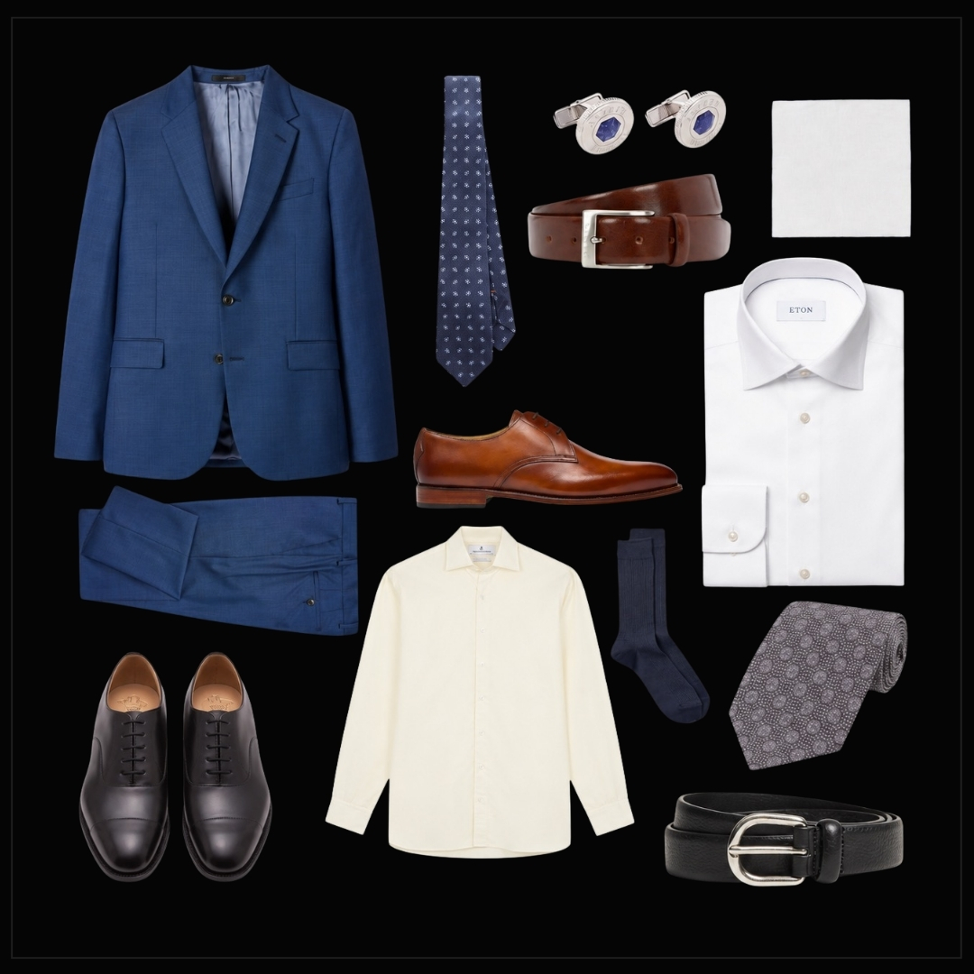 Wedding reception attire for men