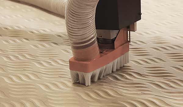 cnc routed pattern for wall panel