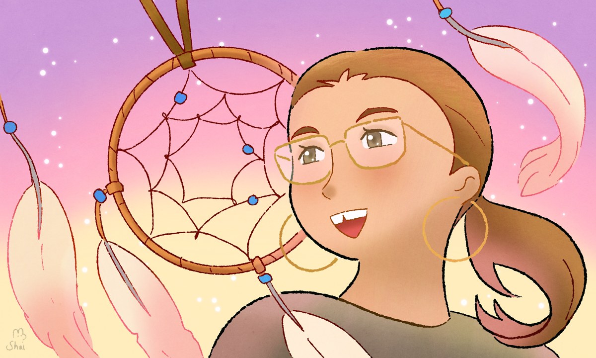 Illustration of Ashley Clark by Shaikara David