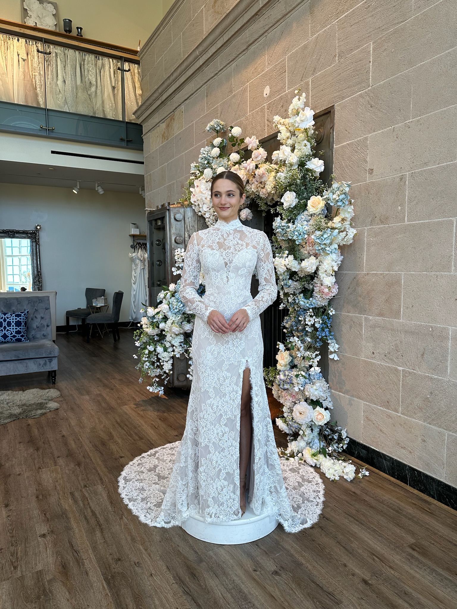 Luxury fit and flare wedding dresses at Ava Laurénne Bride bridal boutique in Fredericksburg VA
