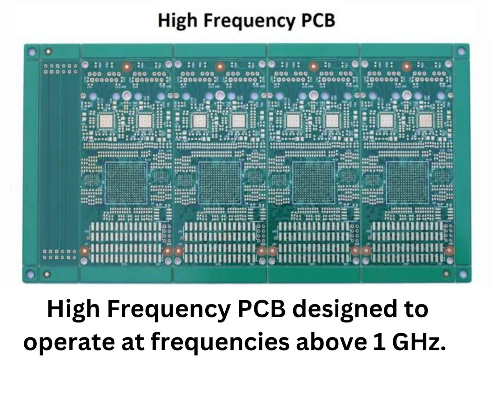 High frequency pcb