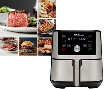 Instant Pot Vortex Plus 6-Qt. Air Fryer and Omaha Steaks Freezer Filler Favorites