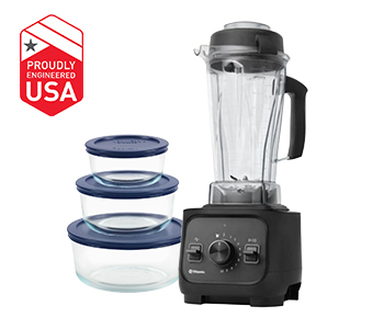 Vitamix VX1 Blender and Pyrex 6pc Simply Store Round Glass Storage Set