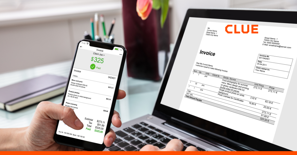 New at CLUE: Add Invoice to Work Orders