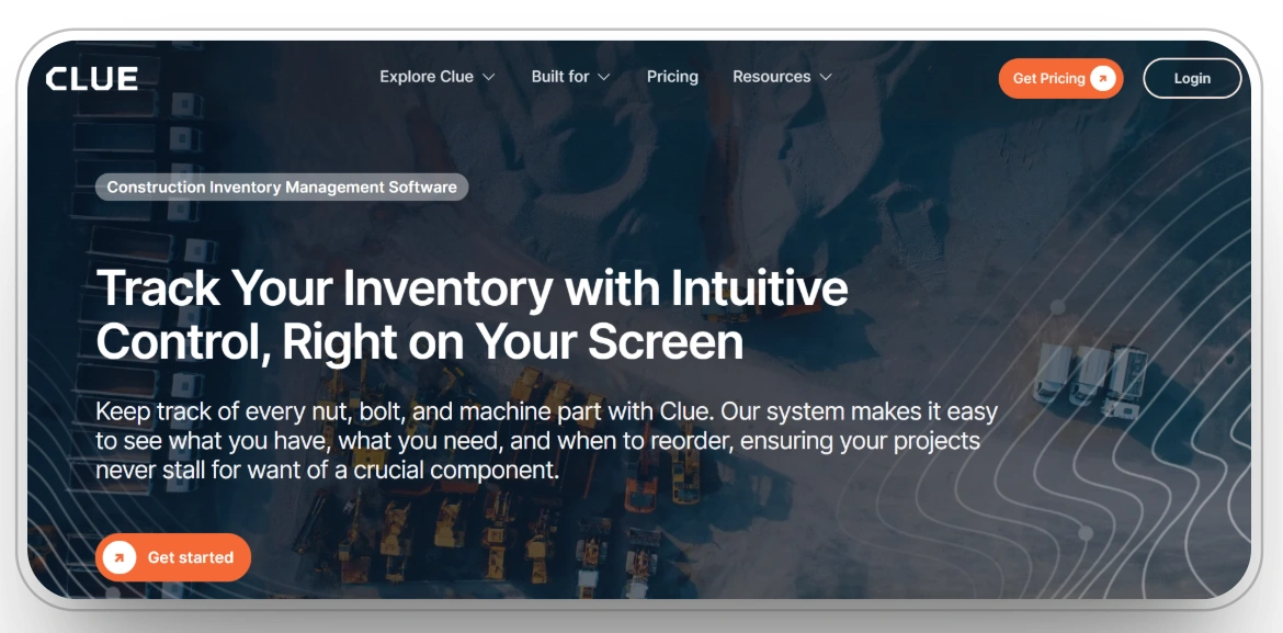How can  Clue help build a remarkable construction inventory valuation report?