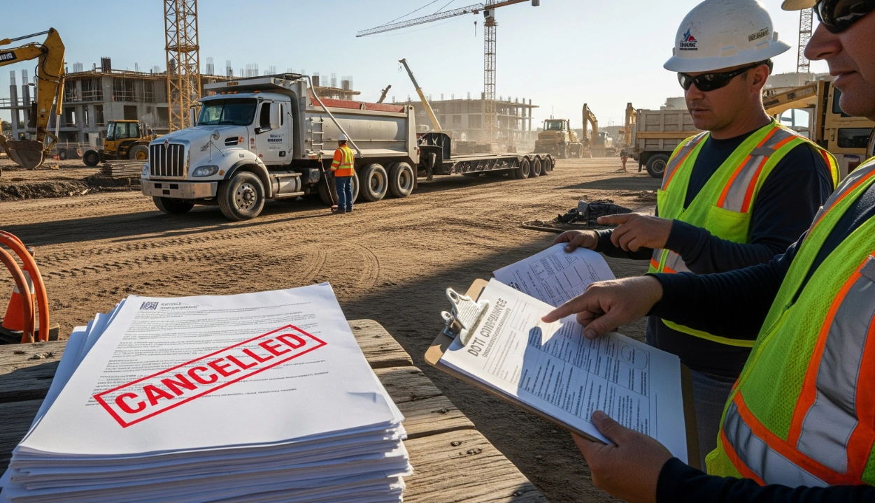 U.S. DOT Cuts FMCSA Regulations