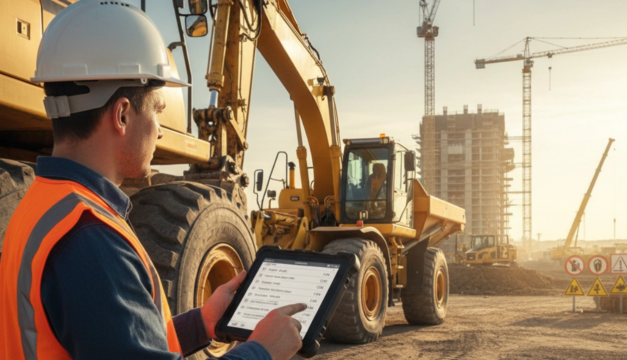 Pre-Trip Inspection Checklist for Construction Fleet Managers