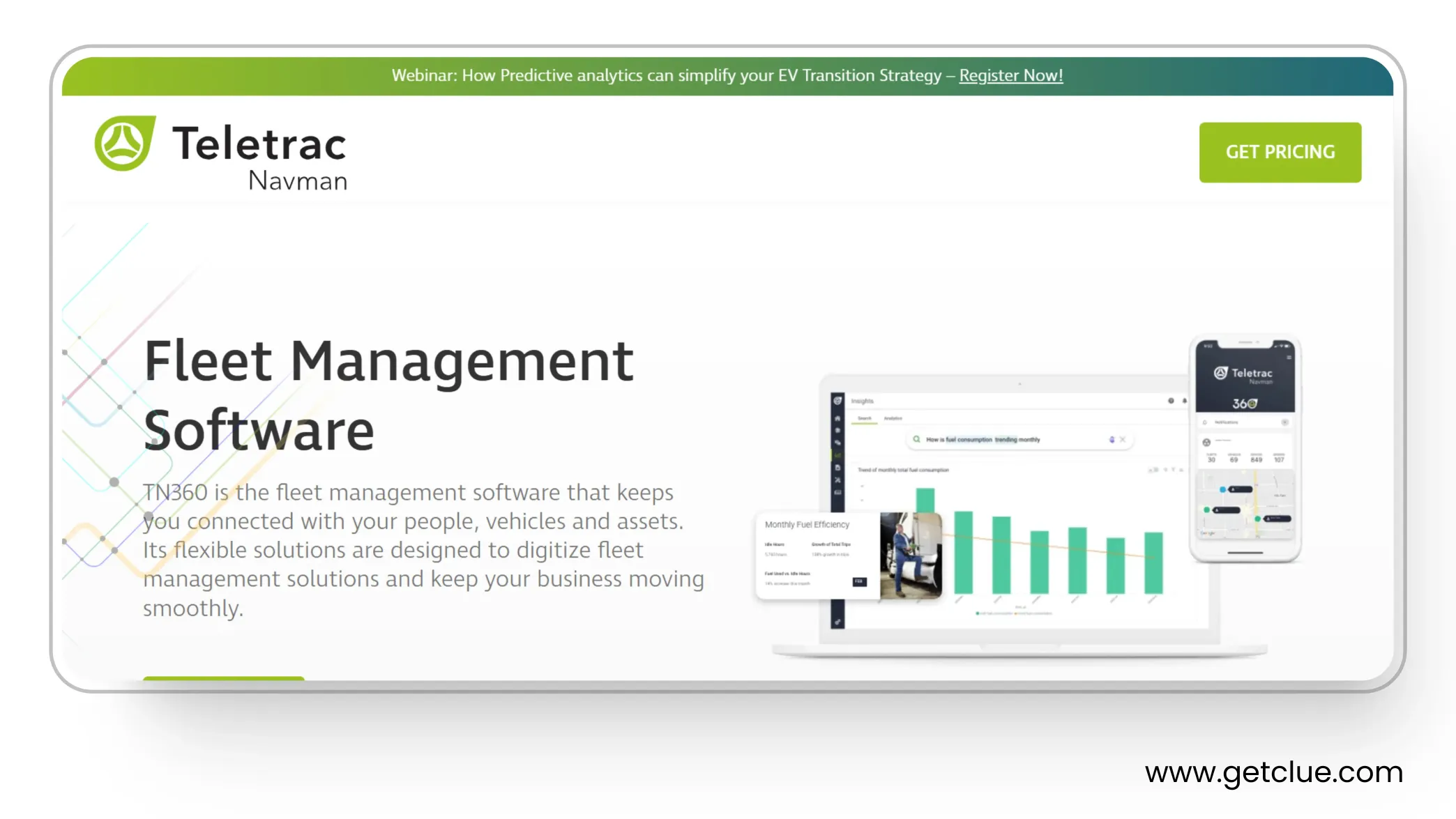 Image showing main image for Telematic Navman Connect fleet management