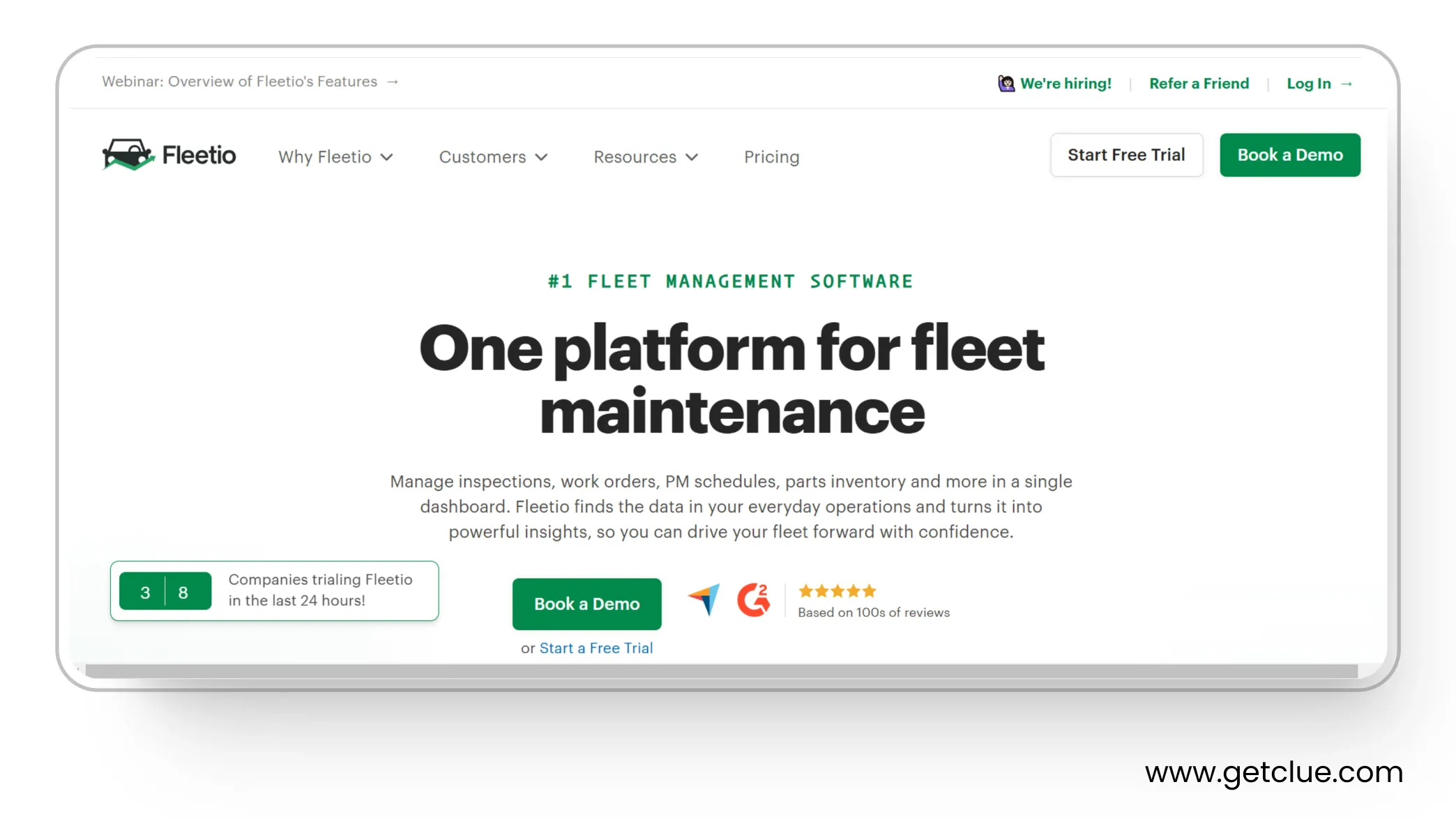 Image showing main image for fleetio Connect fleet management