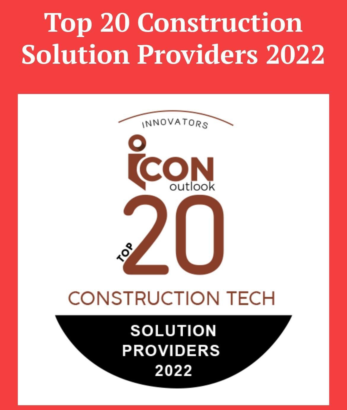 Clue featured as Top 20 Construction Solution Providers 2022 - ICON Outlook