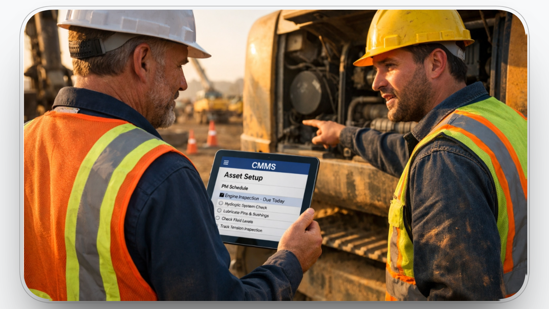 CMMS implementation for asset tracking, work orders, and preventive maintenance.