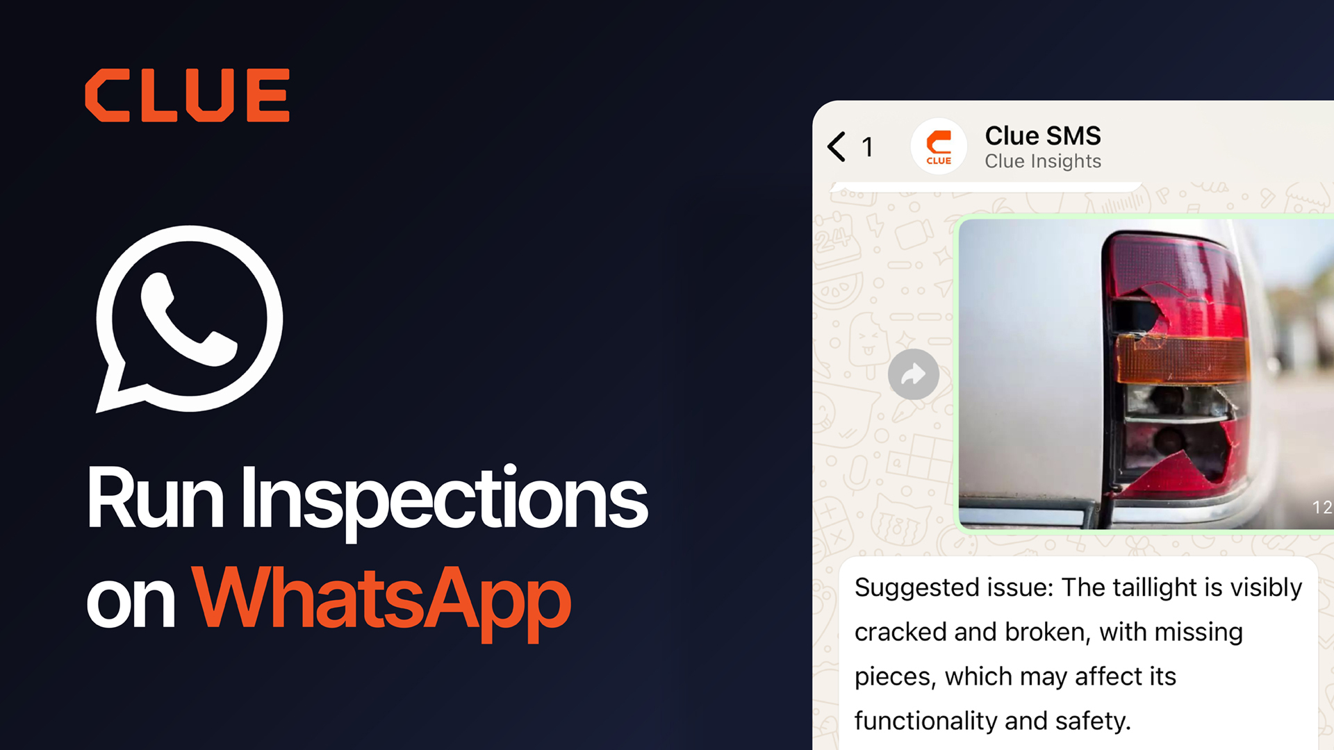 New at CLUE: WhatsApp Inspections