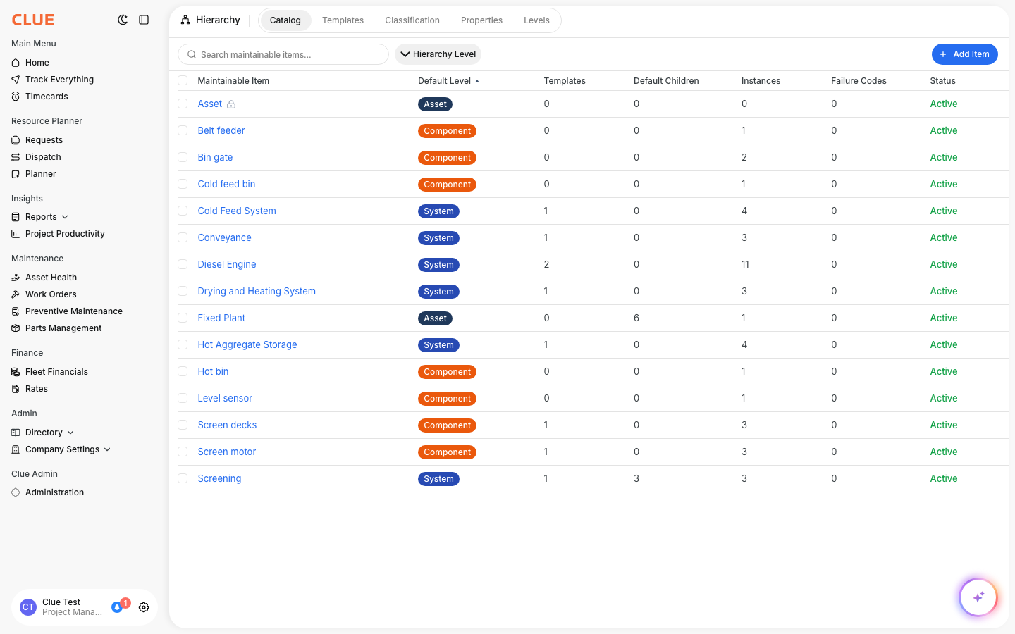 Managing the Component Catalog