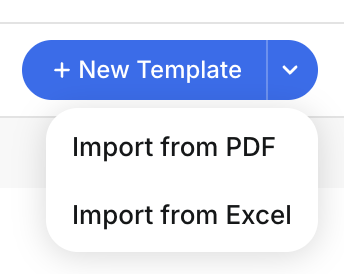 New Template options