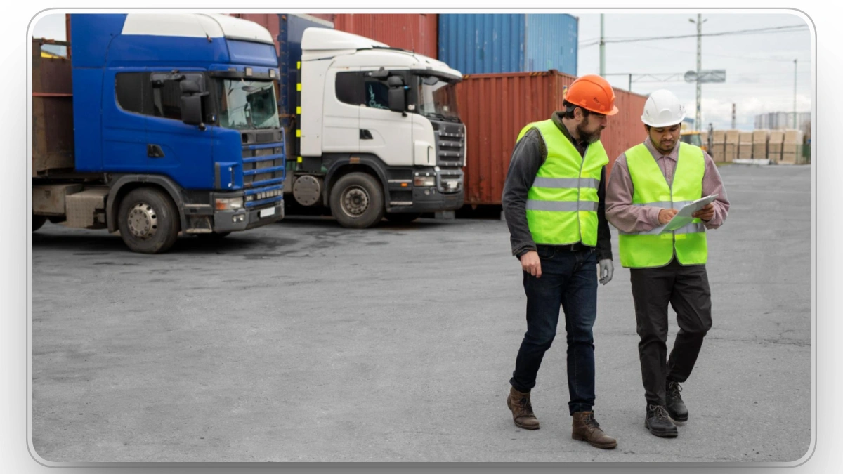 Construction professionals collaborating on asset management plans.