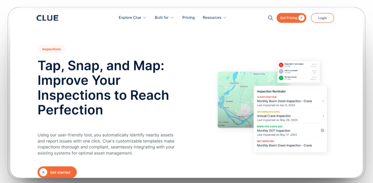 Clue homepage