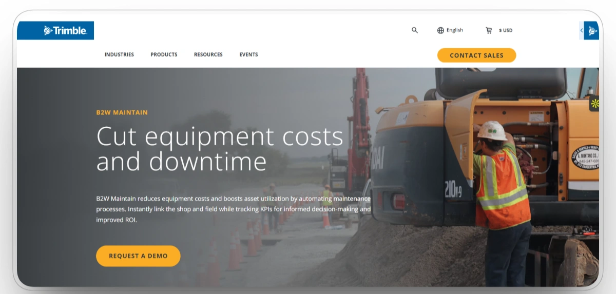 B2W Maintain homepage