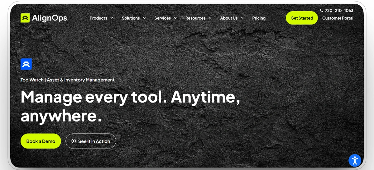 ToolWatch construction tool and inventory management software by AlignOps