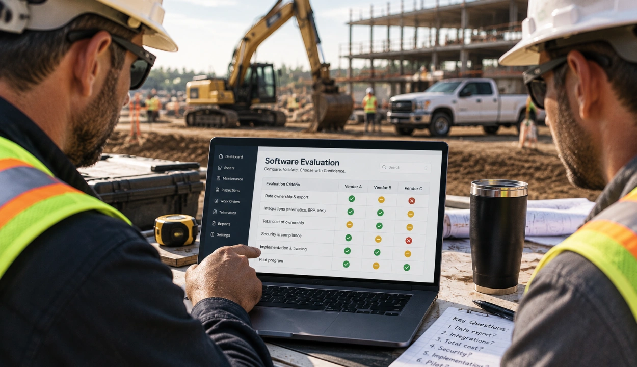 10 Questions to Ask Before Choosing Construction Fleet Management Software