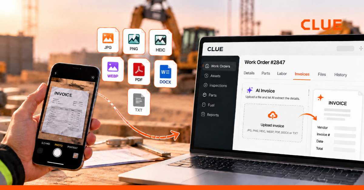 New at CLUE: AI Invoice Scanner Now Accepts Photos and Documents