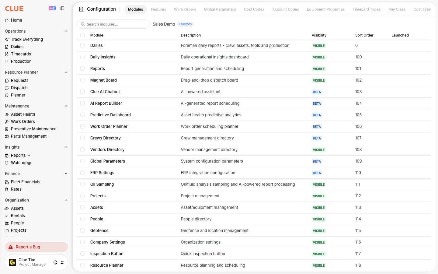 Admin & Settings