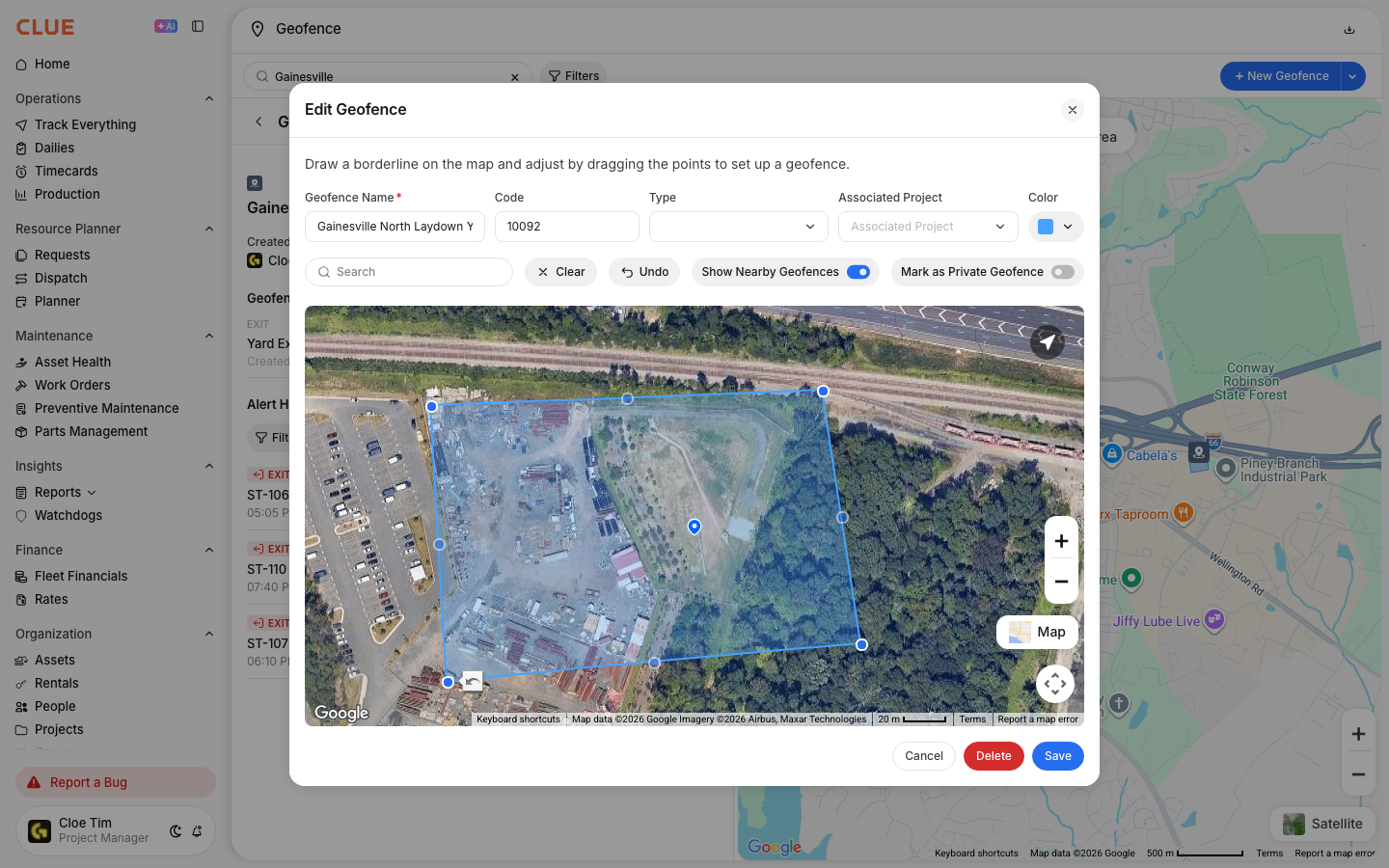 Geofences